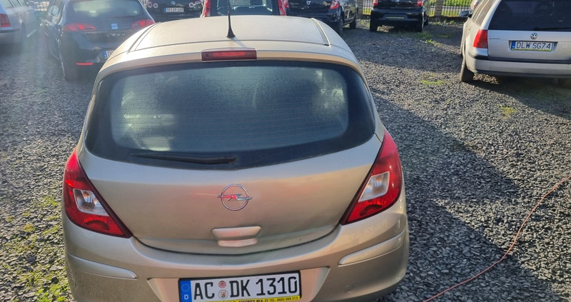 Opel Corsa cena 12800 przebieg: 120300, rok produkcji 2009 z Dąbrowa Tarnowska małe 106